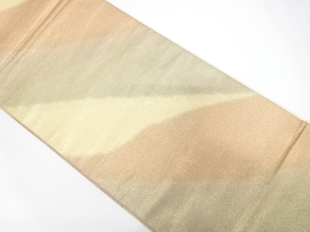 斜め縞模様織り出し　全通袋帯